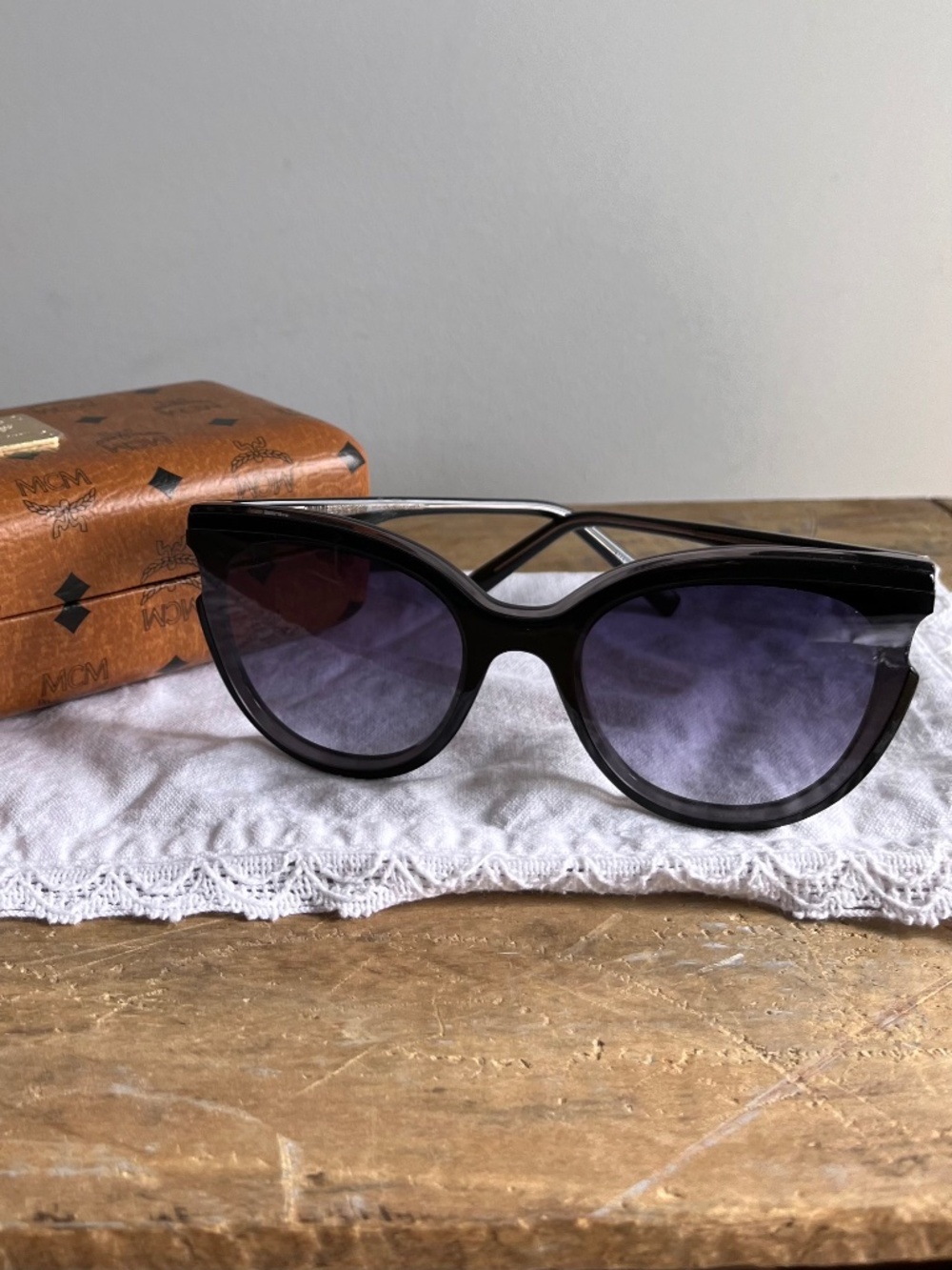 MCM Oversized Cat-Eye Sunglasses in Dark Grey - MCM706S 051